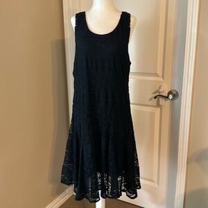 VGUC Style & Co Black Lace Dress